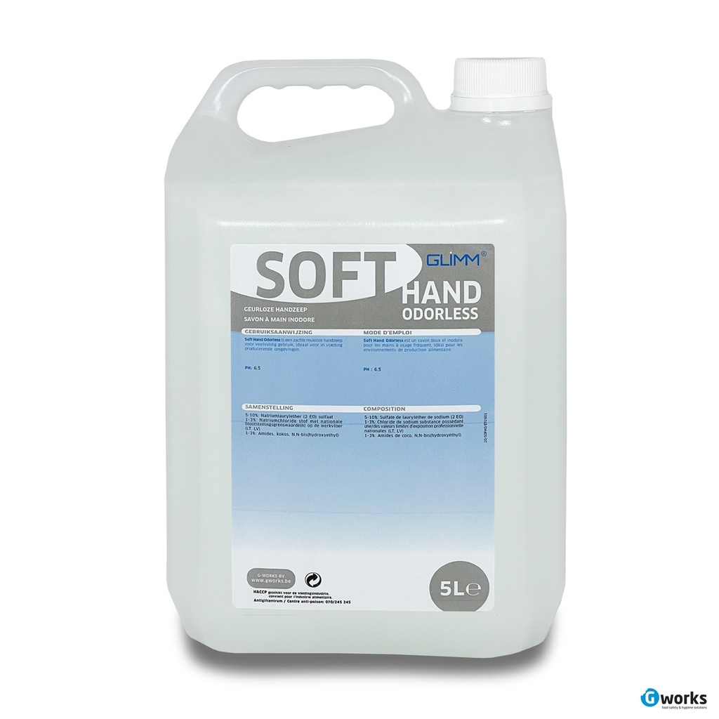 GLIMM Soft Hand Odorless - 5L