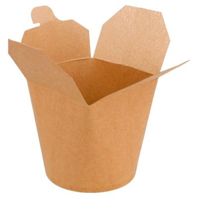 Pastabeker 500cc/16oz Kraft - 500stuks