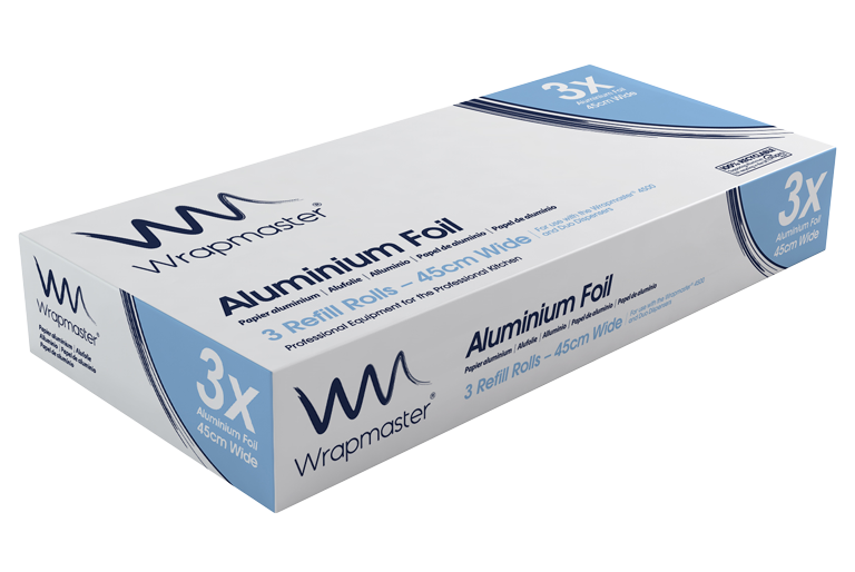 Aluminiumfolie Wrapmaster 45cm / 120M - 3Rol