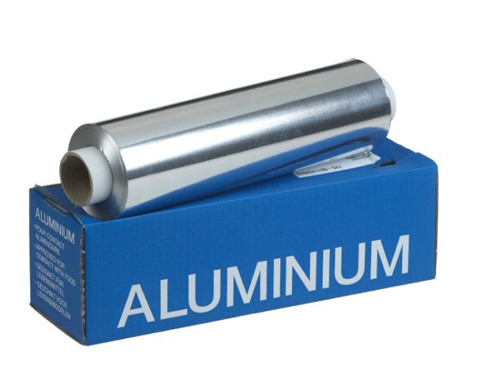 Aluminiumfolie in Cutterbox 30cm/150m - 1Rol
