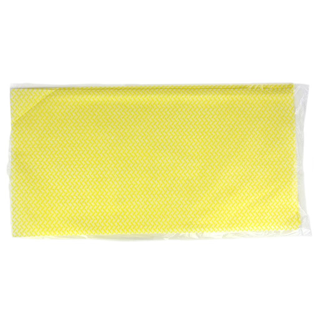 Stofwisdoek 30x42cm - Geel - 50stuks
