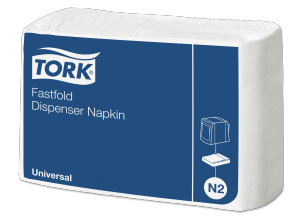 N2 477510 Fastfold Dispenser Napkin - Wit