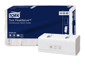 H5 100585 PeakServe Continuous Handdoekjes - 12st - Wit