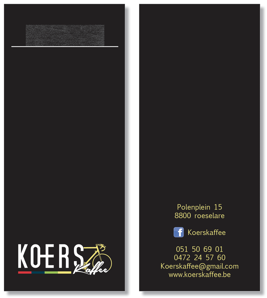 Bestekpochette Classic KOERSKAFFEE - 500st