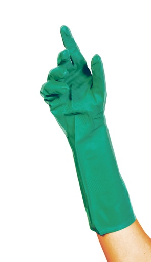 [AR03432] Handschoenen Nitril Professional Chemical 1paar - Groen