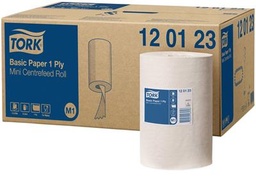 [AR04059] M1 120123 Poetsrol Centerfeed Mini - 1LG - 11Rollen - Wit