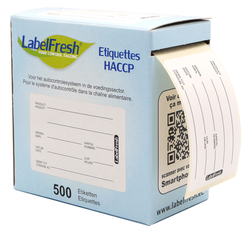 [AR04212] Labelfresh Etiket HACCP Universeel - 70x45mm - 500stuks