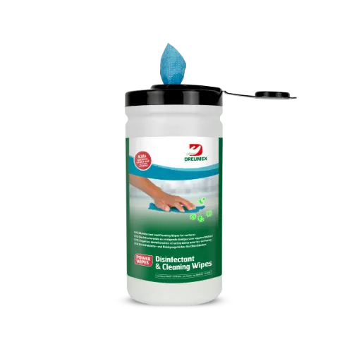 [AR04287] Dreumex Desinfectant & Cleaning Wipes Blue - Tube 170stuks